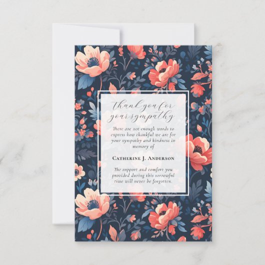 ブライトフローラフォト悔やみや弔慰葬儀記念館 サンキューカード (正面)