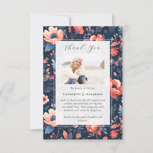 ブライトフローラフォト悔やみや弔慰葬儀記念館 サンキューカード (正面)