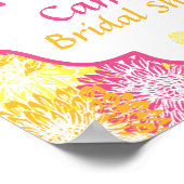 ブライトフローラブライダルシャワーポスター ポスター (角)