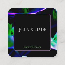 ブライトフローラプリント名刺 スクエア名刺