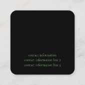 ブライトフローラプリント名刺 スクエア名刺 (裏面)