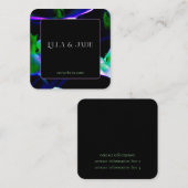 ブライトフローラプリント名刺 スクエア名刺 (正面/裏面)