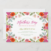 ブライトフローラマザーズデイブランチ 招待状 (正面)