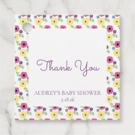 ブライトフローラメッセージカード フェイバータグ