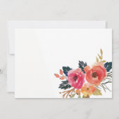 ブライトフローラ卒業パーティー招待状 招待状 (裏面)