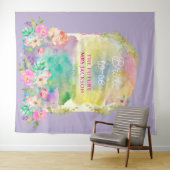 ブライトフローラ大量ブライダルシャワー タペストリー (インサイチュ(横))