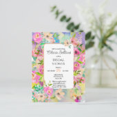 ブライトフローラ大量ブライダルシャワー ポストカード (スタンド正面)