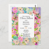 ブライトフローラ大量ブライダルシャワー ポストカード (正面/裏面)