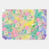 ブライトフローラ大量ブライダルシャワー ラッピングペーパーシート (正面3)