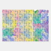 ブライトフローラ大量ブライダルシャワー ラッピングペーパーシート (正面2)