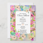 ブライトフローラ大量ブライダルシャワー 招待状 (正面)