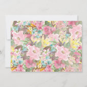 ブライトフローラ招待状 招待状 (裏面)