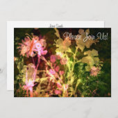 ブライトフローラ結婚式招待状 招待状 (正面/裏面)