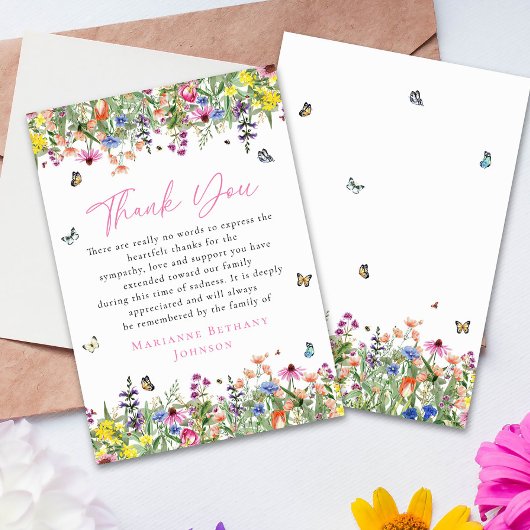 ブライトフローラ記念お祝いオブ・ライフ サンキューカード