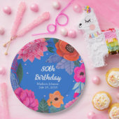 ブライトフローラ誕生日パーティー ペーパープレート (パーティー)