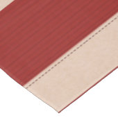 ブライトブルゴーニュ赤ストライプ色 テーブルクロス (アングル)