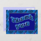 ブライトブルーありがとう ポストカード (正面/裏面)