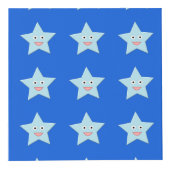 ブライトブルーお祝いスターカスタムフォトキューブ フォトキューブ (右)