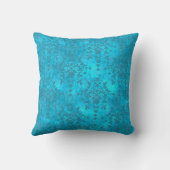 ブライトブルーアクアダブルダ動揺してマスク クッション (裏面)