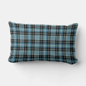 ブライトブルークラーククラーククランスコティッシュプレイド ランバークッション (裏面)