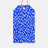 ブライトブルーダッシュギフトラベル ギフトタグ (裏面)