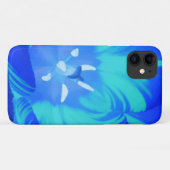 ブライトブルーチューリップiphone 3 ケース Case-Mate iPhoneケース (裏面(横))