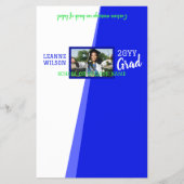 ブライトブルー卒業カスタムバーラッパ チラシ (正面)