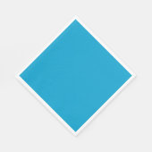 ブライトブルー紙ナプキンス スタンダードランチョンナプキン (角)