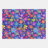 ブライトブードードルフラワーバラエティ ラッピングペーパーシート (正面3)