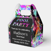 ブライトプールパーティー誕生日13誕生日 フェイバーボックス (正面サイド)
