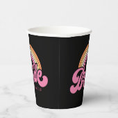 ブライトベ名前をカスタムする紙カップ 紙コップ (右)