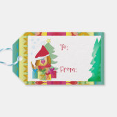 ブライトホリデーデザイン ギフトタグ (裏面横)