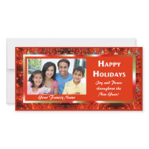 ブライトホリデーライトフォトカード