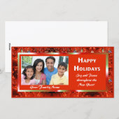 ブライトホリデーライトフォトカード シーズンカード (正面/裏面)