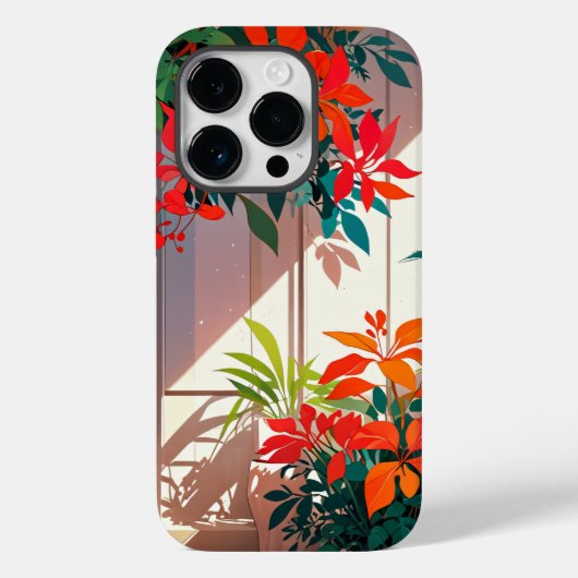 ブライトボタニカルガーデンアットザドアステップ Case-Mate iPhoneケース (裏面)