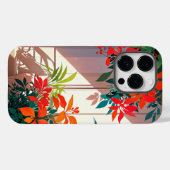 ブライトボタニカルガーデンアットザドアステップ Case-Mate iPhoneケース (裏面 (横))