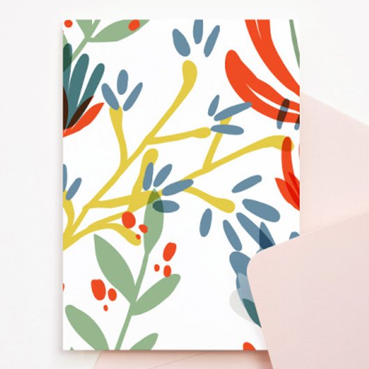 ブライトボタニカルフォスター気にシャワー招待状 招待状