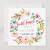 ブライトボタニカルブライダルブランチ 招待状 (正面)
