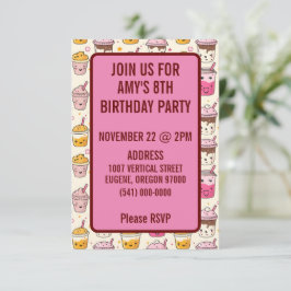 ブライトボバティーパターン 招待状