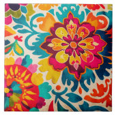 ブライトボヘミアスタイルセラミックタイル タイル (正面)