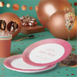 ブライトボホグラデーションブライダルシャワー ペーパープレート<br><div class="desc">この製品はボヘミアンでデザインされ感じたが、伝統的ではないカラーパレット。ニュートラルでミュートされたノートを使用する代わりに、テクスチャ付きの背景に暖かいピンクとコーラルトーンが組み込まれている。私のZazzleストア(www.zazzle.com/juleelondon)に訪問して調整ブライダルシャワーの招待状やその他の付属品を参照してください。</div>