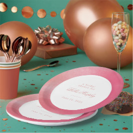 ブライトボホグラデーションブライダルシャワー ペーパープレート