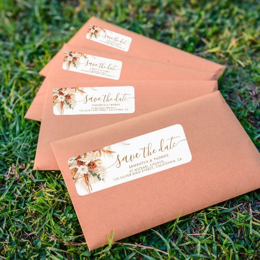 ブライトボホデイトの結婚差出人住所 ラベル