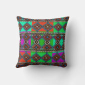 ブライトボホパッチワーク |泥のインスパイア布 クッション (裏面)