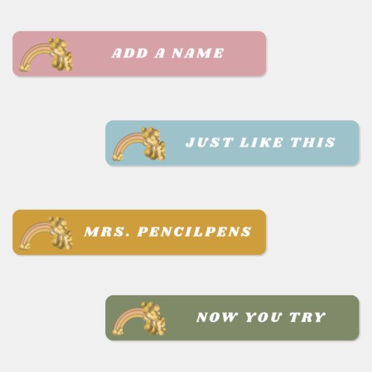 ブライトボホレインボー名 ラベル (グループ)