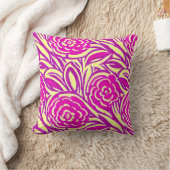 ブライトボーフローラスワール水カラー クッション (ブランケット)