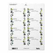 ブライトボーブルオーナメント出荷住所 シール (フルシート)