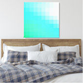 ブライトミニマルデザイン キャンバスプリント (インサイチュ (寝室))