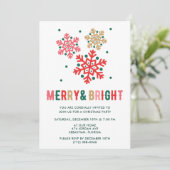 ブライトメリークリスマスホリデーパーティー 招待状 (スタンド正面)