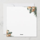 ブライトメリークリスマスリースホリデーカード シーズンカード (裏面)